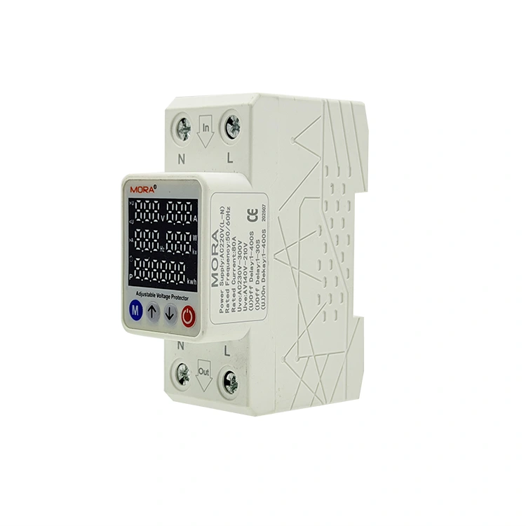 2P Smart Voltage Protector Type M ห้าจอแสดงผลดิจิตอล