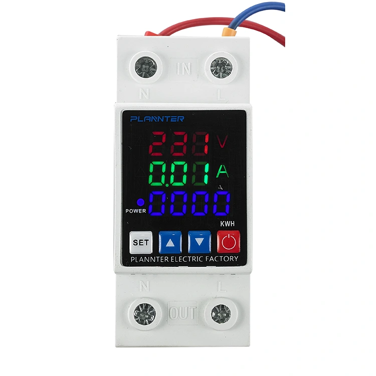 3IN1 แสดงผล ตัวป้องกันแรงดันไฟฟ้าเกิน