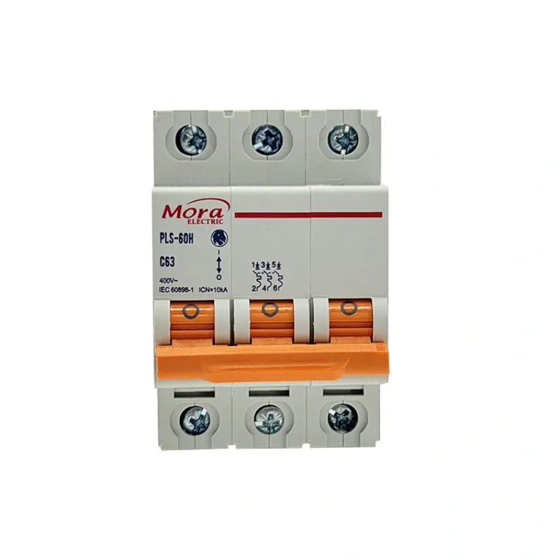 เซอร์กิตเบรกเกอร์ขนาดเล็ก 3P AC สำหรับระบบจำหน่ายไฟฟ้าสามเฟส